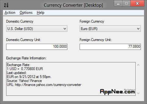 currency rates calculator