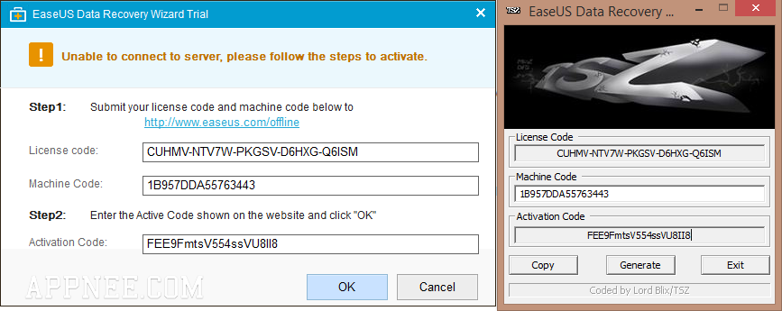 activation key for easeus data recovery wizard