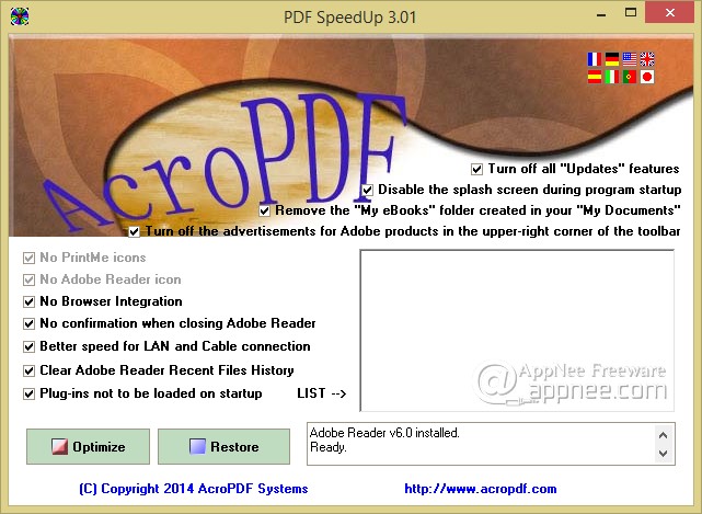 Adobe Reader Speedup Utility Program Firewall