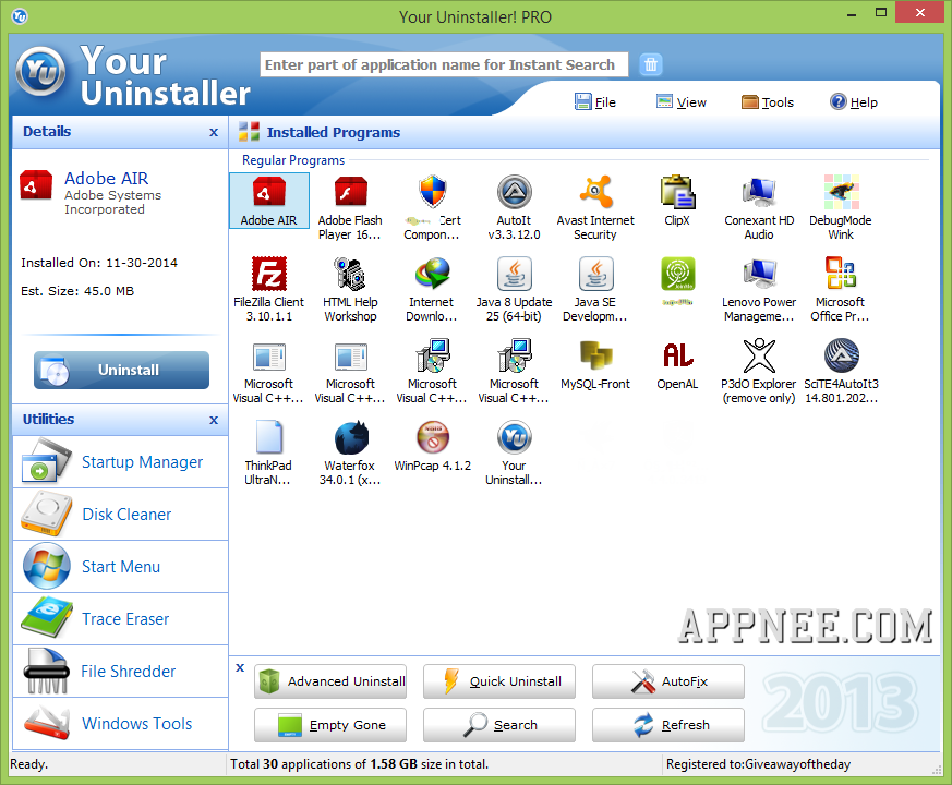 Serial Number Your Uninstaller Pro 2011