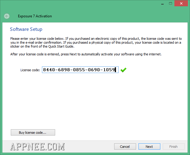 download exposure x7 activation code