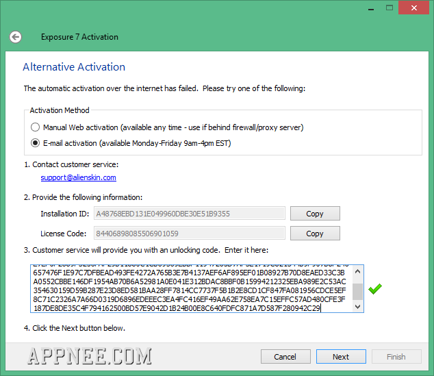 alien skin exposure 7 license code