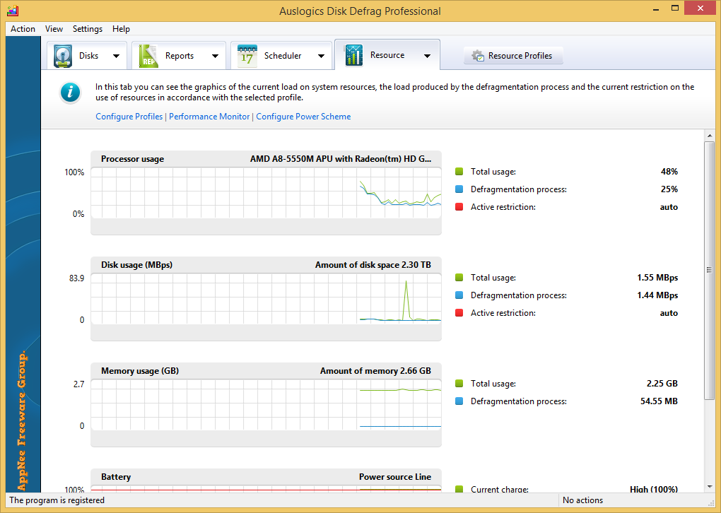 auslogics disk defrag free key