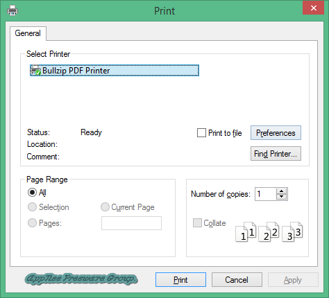 Bullzip pdf printer free