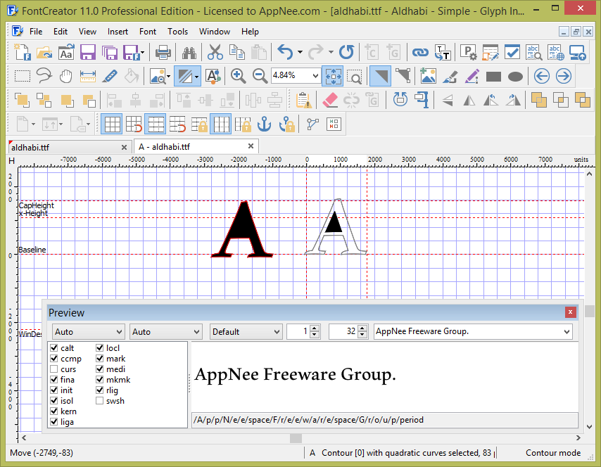 FontCreator Professional 15.0.0.2945 free instals