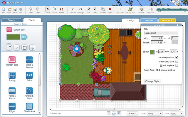 garden planner plugin