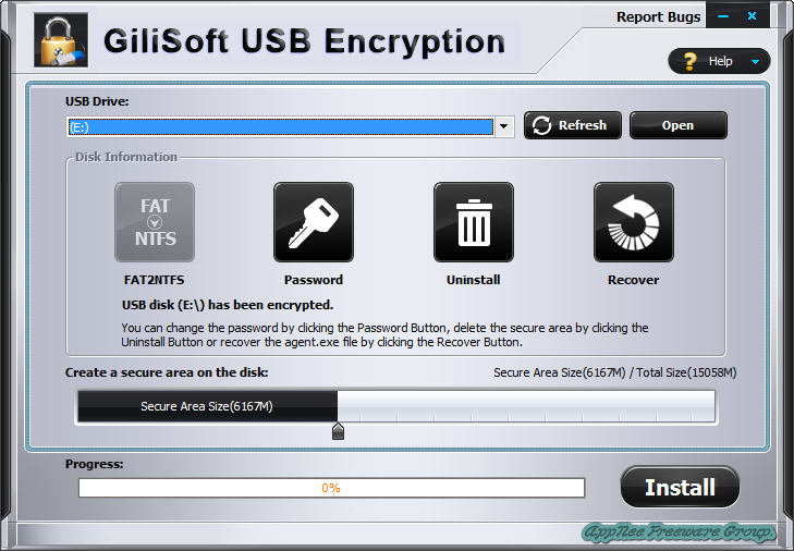 download the new for android Gilisoft Full Disk Encryption 5.4