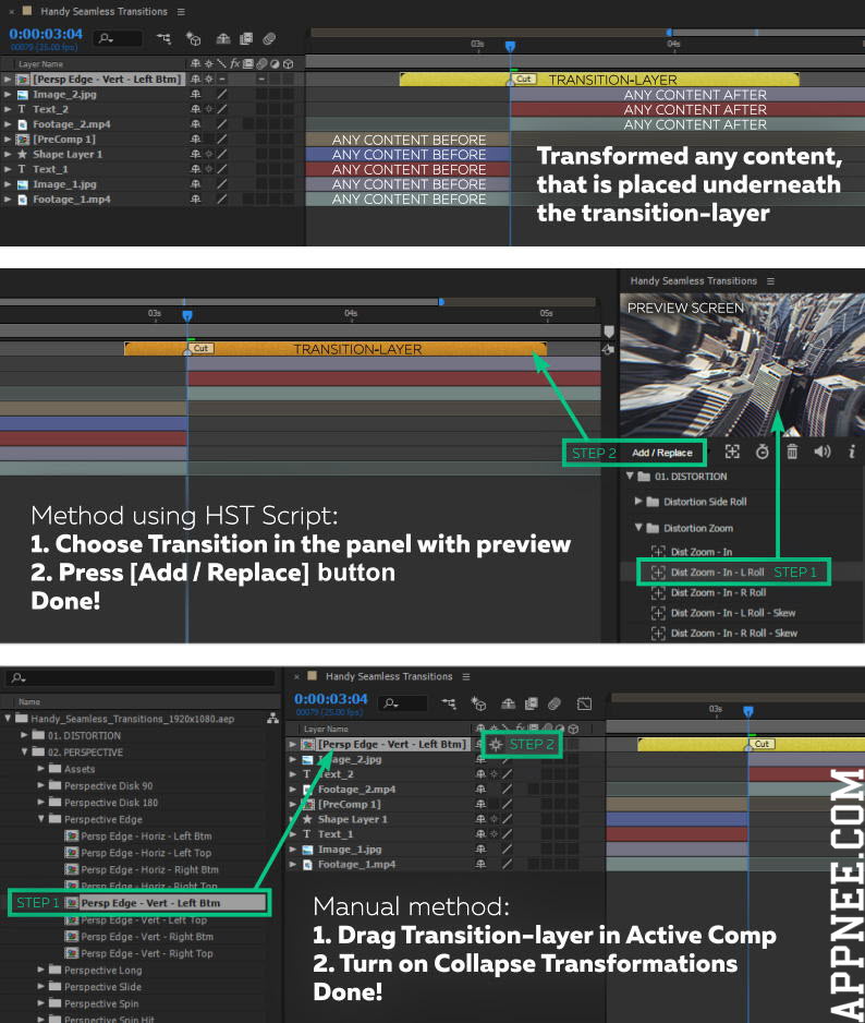 after effects handy seamless transitions download