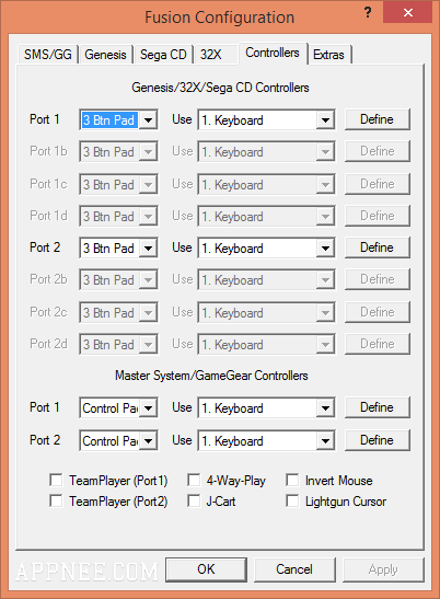 kega fusion emulator lower volume