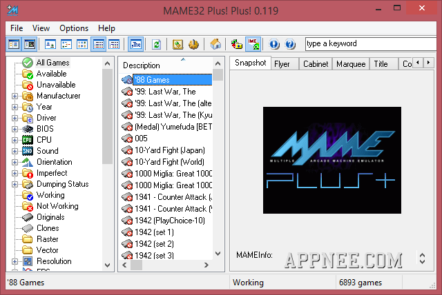 mame32plus emulator