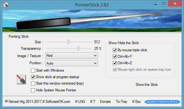 PointerStick 6.33 instal the last version for apple