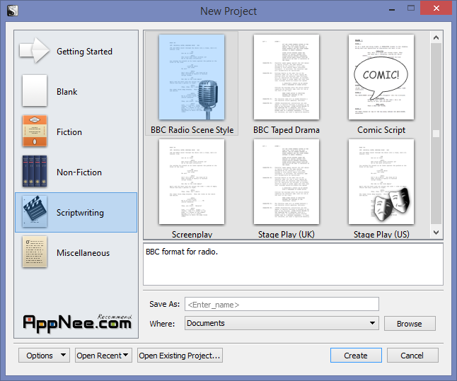 scrivener windows 1.9.6