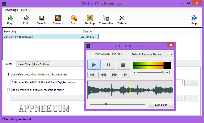 candidate Eco friendly Hong Kong v8.05, v8.00] SoundTap Streaming Audio Recorder – Capture any audio/music  playing through your PC | AppNee Freeware Group.