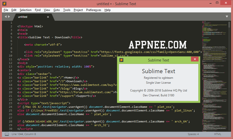 sublime text for mac