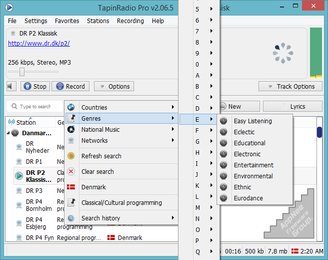 TapinRadio Pro 2.15.96.6 download the new