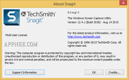 snagit previous versions