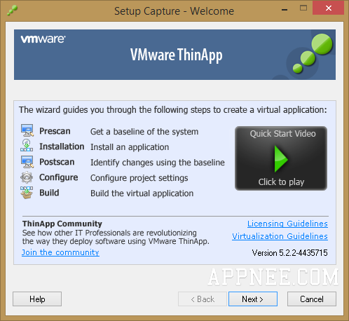 vmware portable app maker