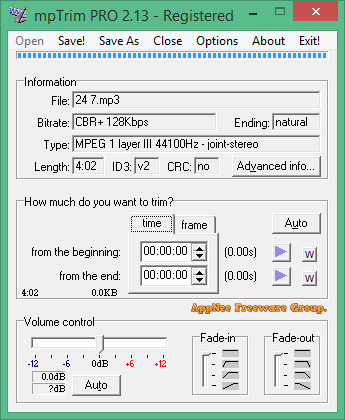 playback mp3 trimmer speed adjust