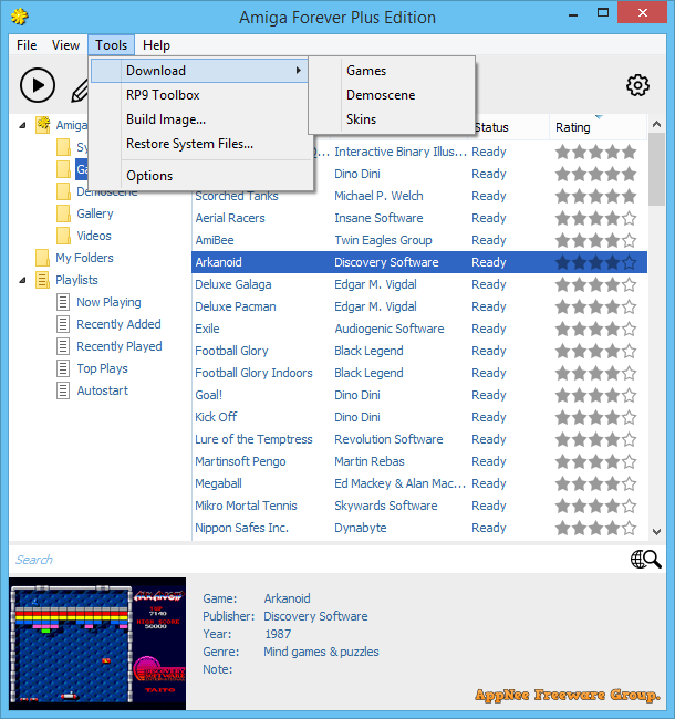 amiga emulator requested size is too small