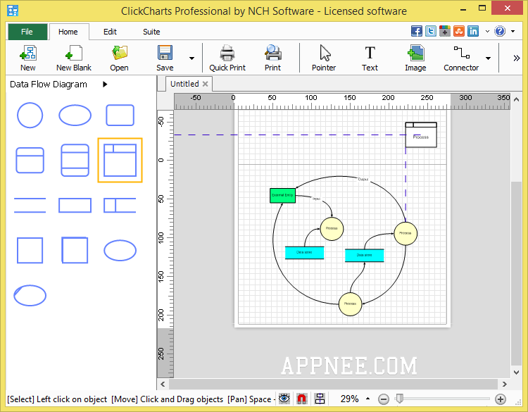 downloading NCH ClickCharts Pro 8.35