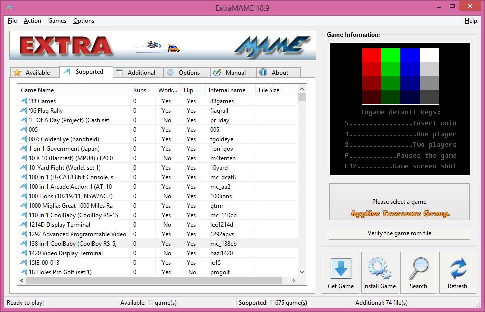 ExtraMAME 23.7 instal