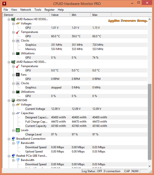 HWMonitor Pro 1.52 download the new version for windows