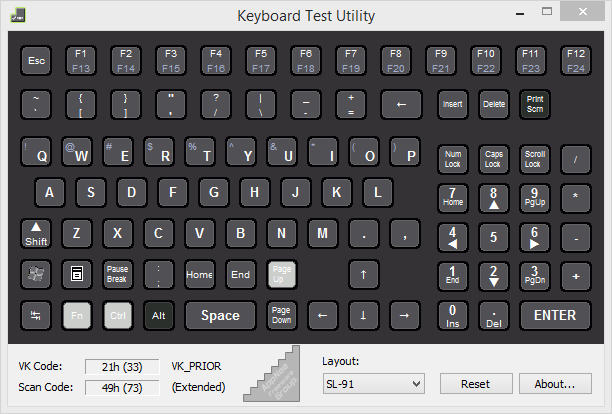 passmark keyboard test serial number