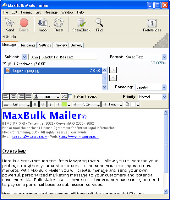 free bulk email software for mac