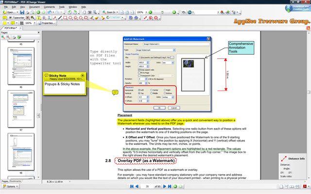 pdf xchange viewer print