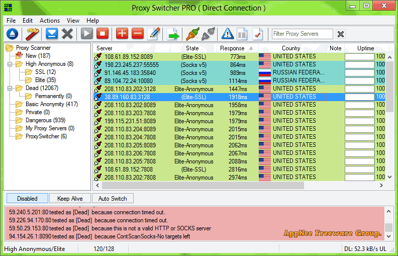 elite proxy switcher list format