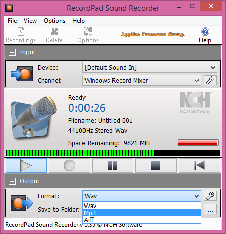 how to to use sound recorder for mac