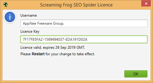 screaming frog seo spider license keys