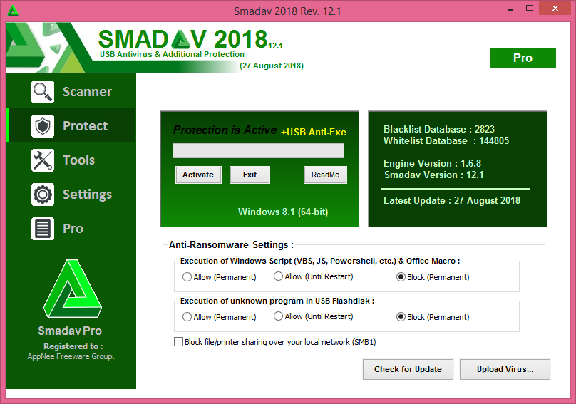 [v15.x] Smadav Dedicated to USB antivirus and additional protection