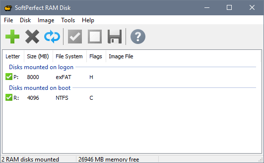 softperfect ram disk unable to unmount