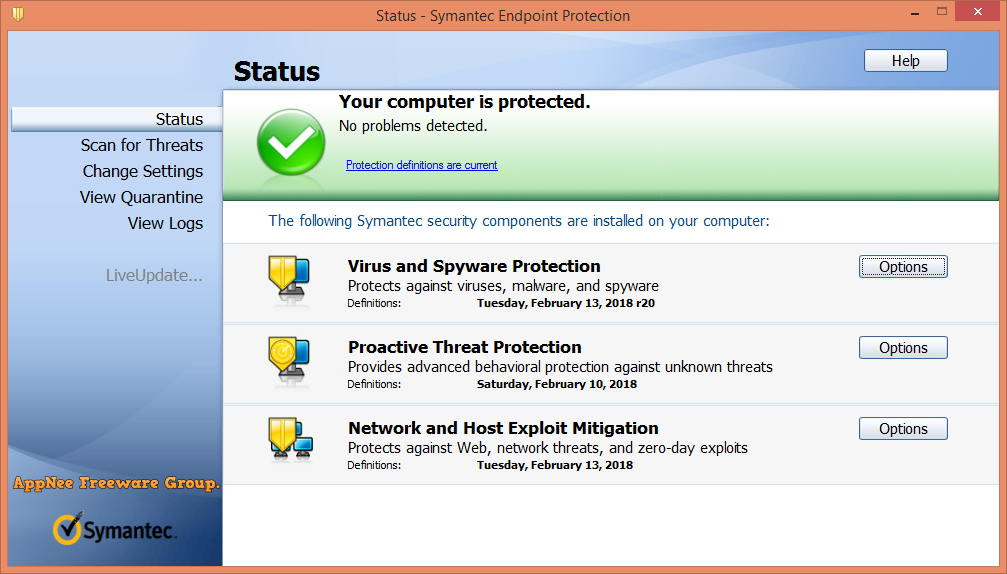 disabling symantec endpoint protection