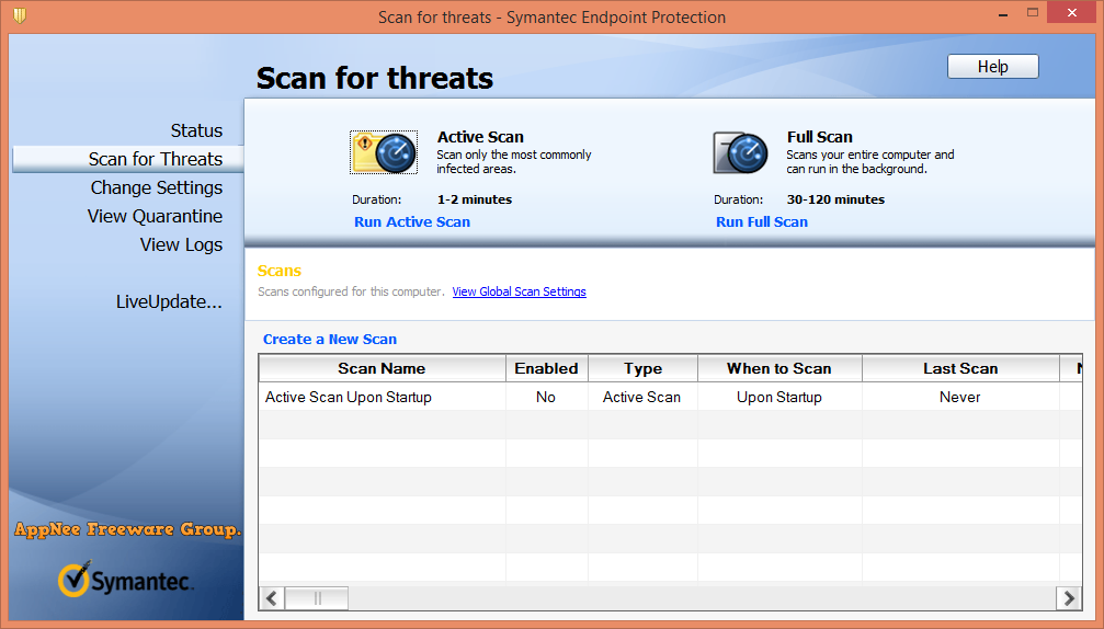 running password reset script on symantec endpoint manager