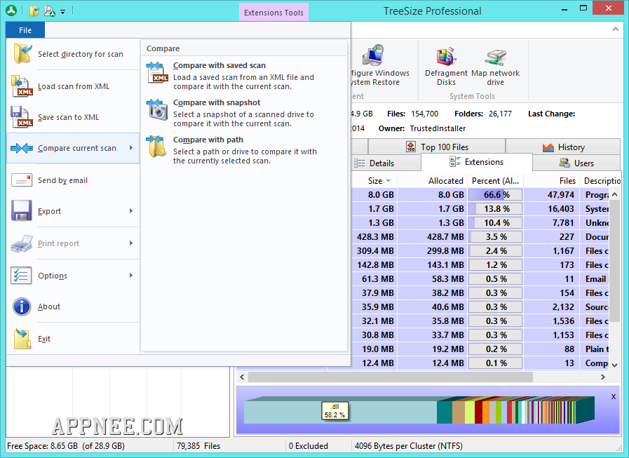 treesize professional portable download