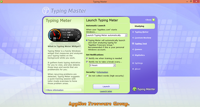 Typingmaster Premium, Free trial & download available