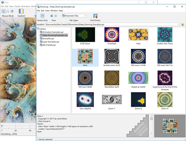 v6.06] Ultra Fractal – Advanced yet user-friendly fractal generator &  renderer