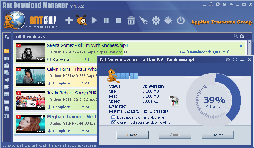 ant downloader manager