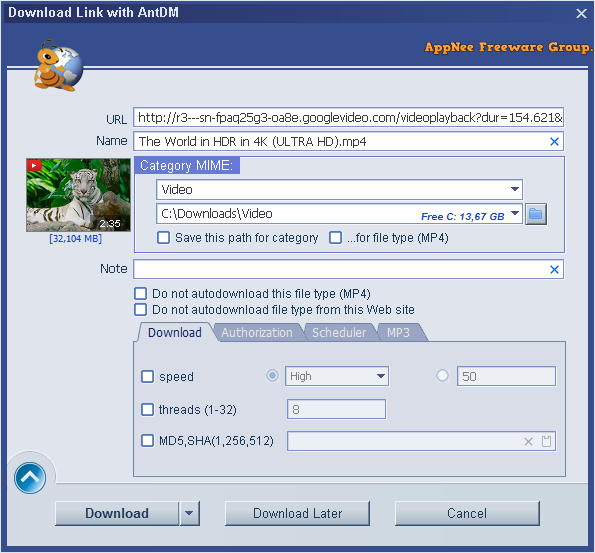 ant downloader manager