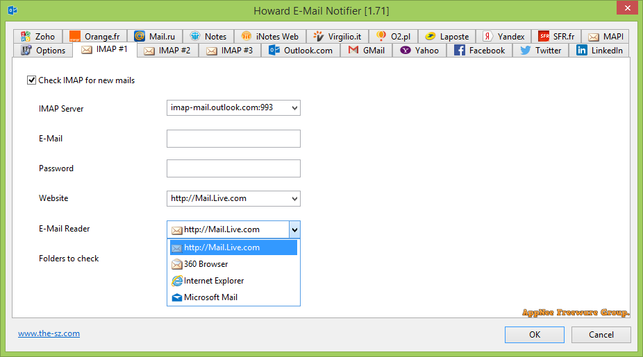 Howard Email Notifier 2.03 instal the new