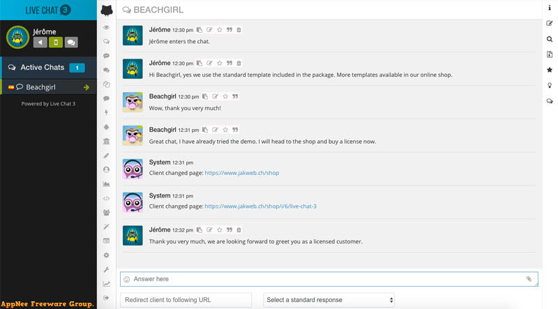 [v3.7] Live Chat - Self-hosted live support chat solution without monthly fees - AppNee Freeware ...