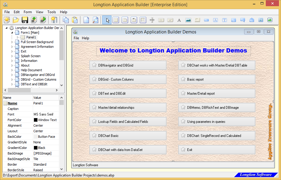 Web Applications Builder