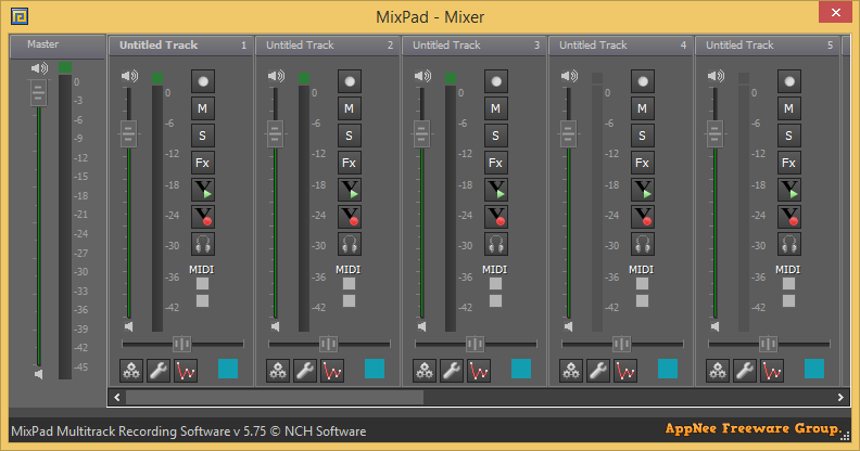 mixpad audio mixer recording is slightly late