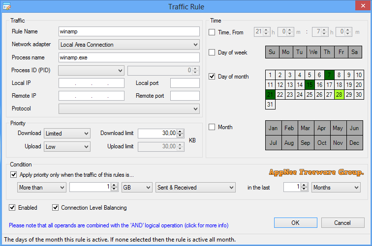 netbalancer tray network traffic move