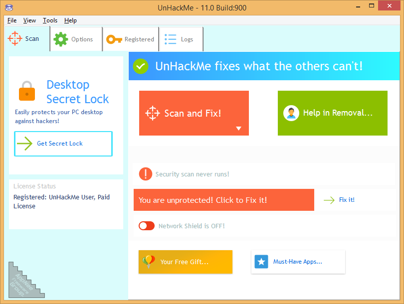 unhackme registration key