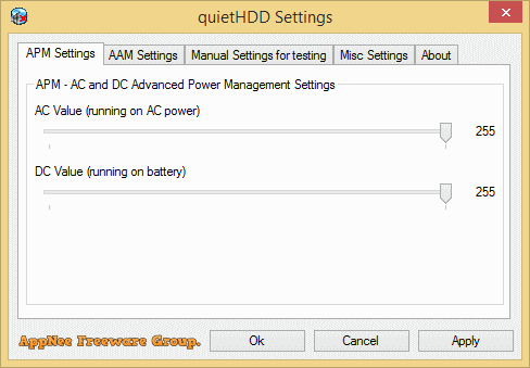 quietHDD Make your HDD quiet when working with SSD or another