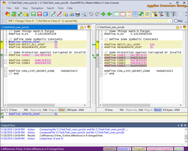 diffmerge folder compare exclude missing files