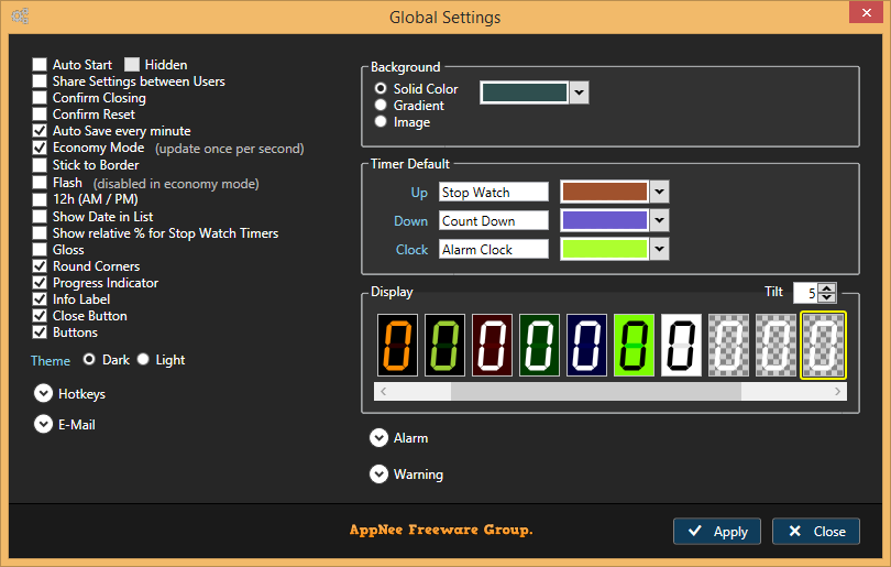 v6.9] Multi Timer – Unlimited, multiple, resizable desktop timers in one  program